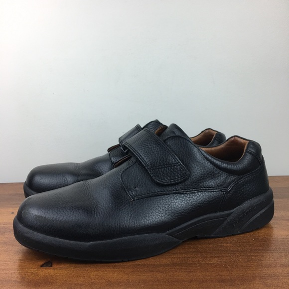 Dr. Comfort Other - Dr. Comfort William Black Leather Adjustable Diabetic Shoes Hook Look Men’s 14W.